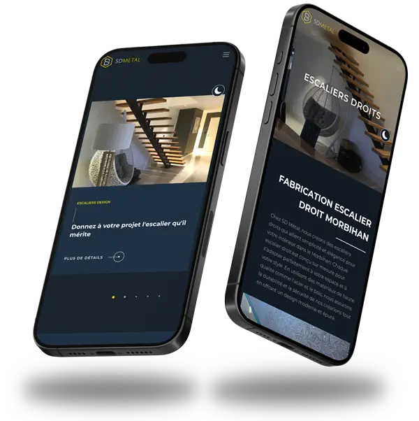 SD Metal - vue mobile